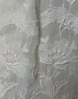 Antique 1900s Edwardian White Lace & Embroidered Cotton Lawn Dress  | Handcrafted Heirloom Bridal Gown