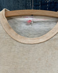 Vintage 1940’s Hanes Distressed Cotton T-Shirt | Heritage Blank Antique White Undershirt
