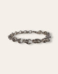 925 Sterling Silver Heavy Artisan Handmade Chain Link Bracelet | Dual Link Bracelet
