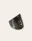 Vintage Navajo Twisted Sterling Silver Cuff | Chunky 925 Silver Native American Bracelet