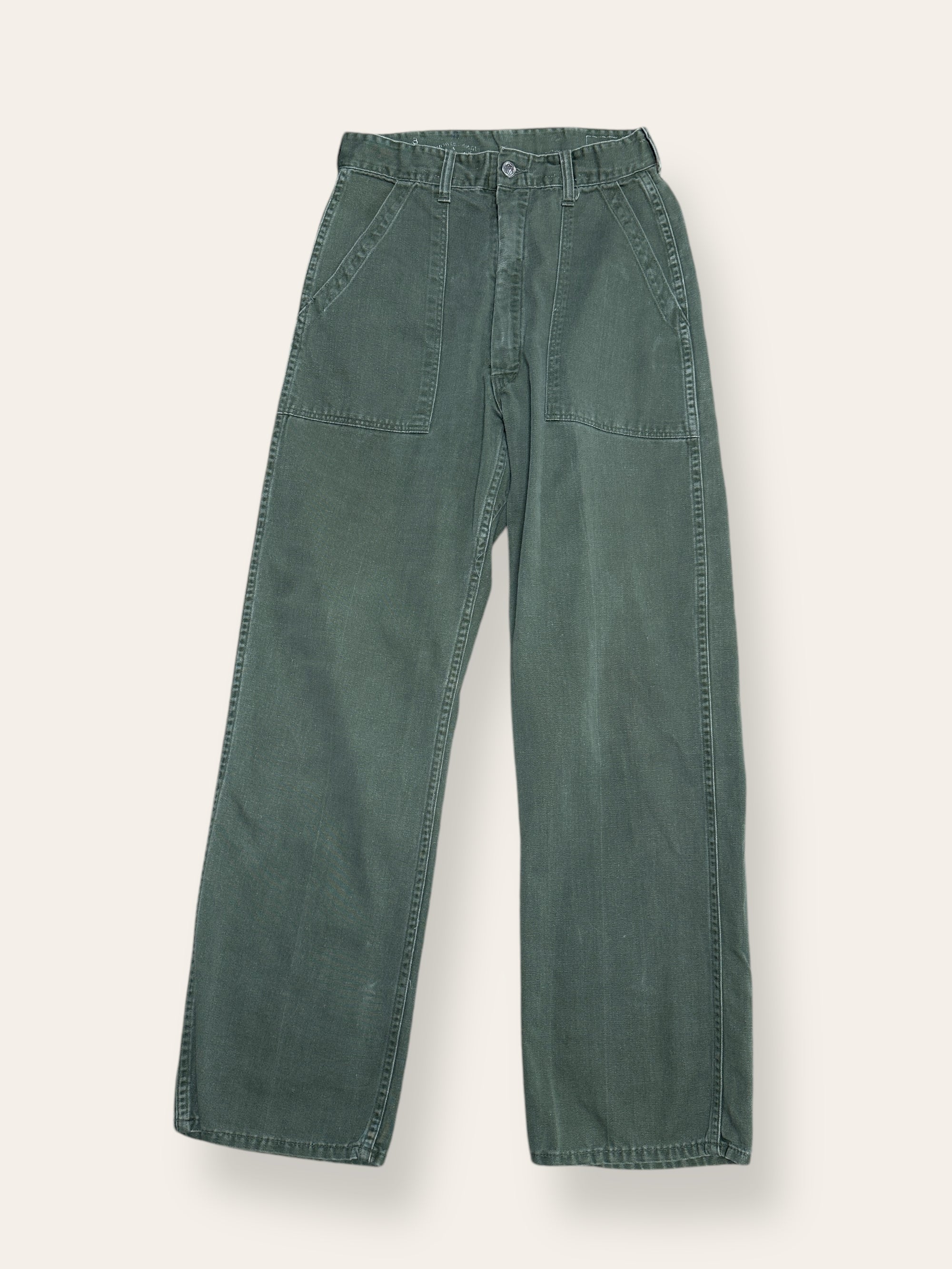 Vintage 1960’s 13 Star Button Civilian Baker Pants W:25