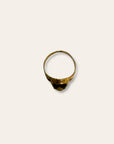 Vintage 1940’s HJ 10k Gold Art Deco Class Ring Size 10.5