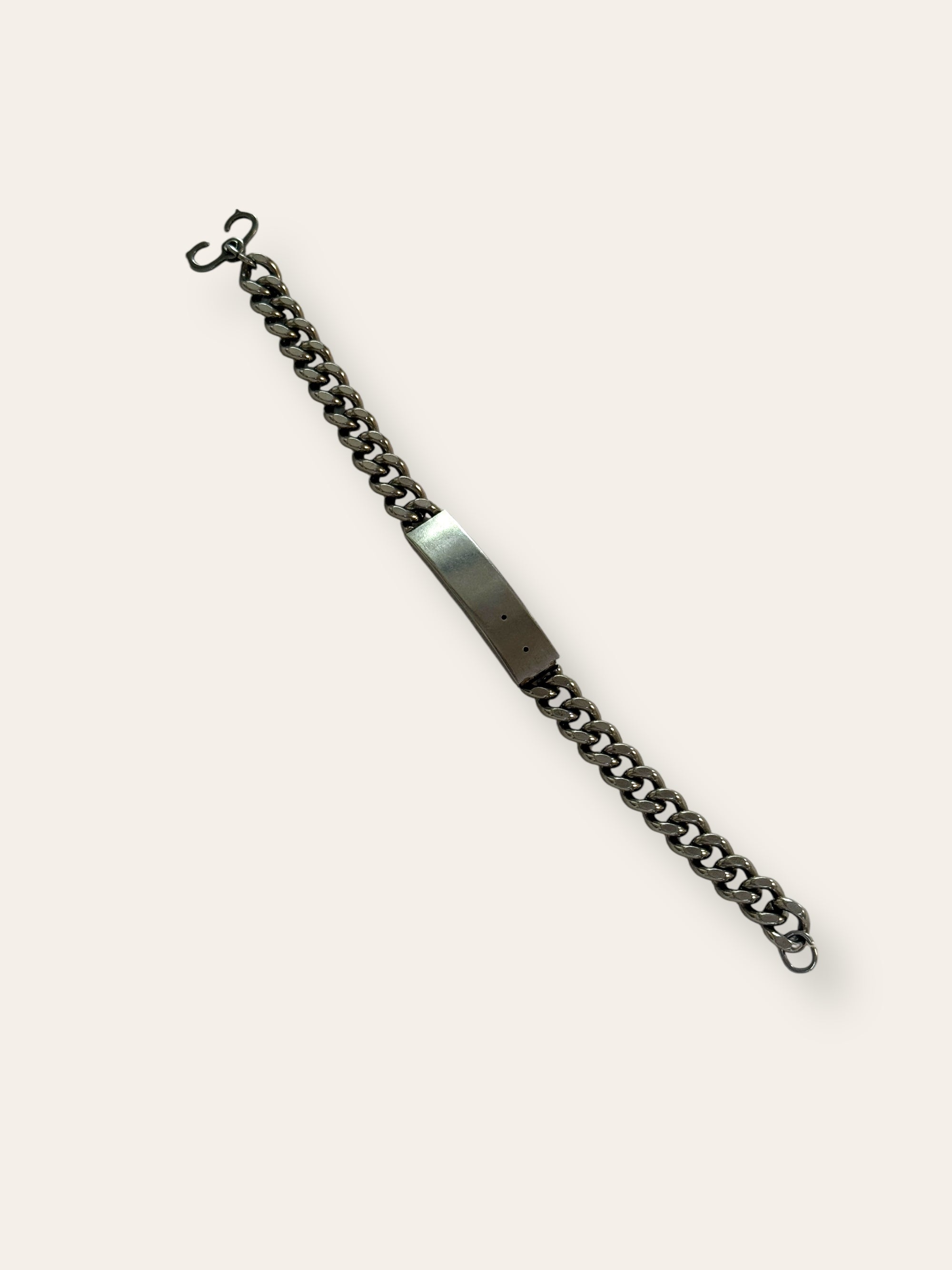Vintage Curb Chain Open ID Bracelet