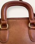 Vintage 1990’s Coach 202 Baxter Satchel Bag British Tan