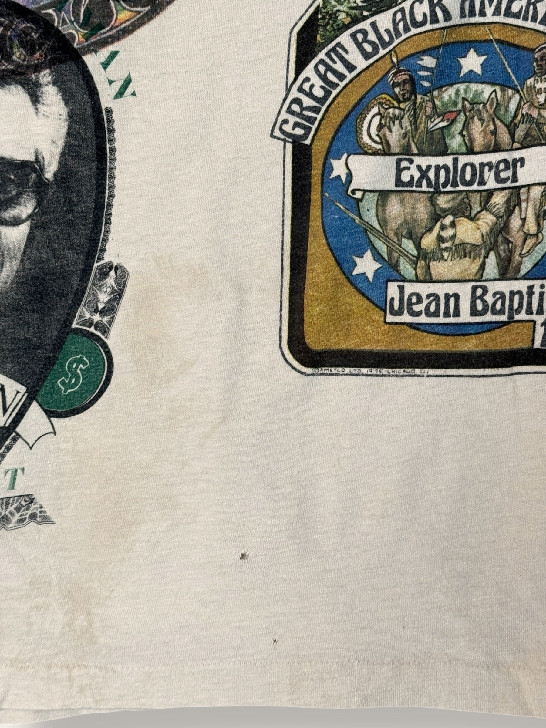 Vintage 1975 Kelley Mouse Studio Test Print T-Shirt | San Francisco, Tiger Rose Graphic Tee | Rare 1970s Psychedelic Art T-Shirt