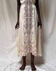 Vintage 1930’s Silk & Lace Champagne Slip Dress