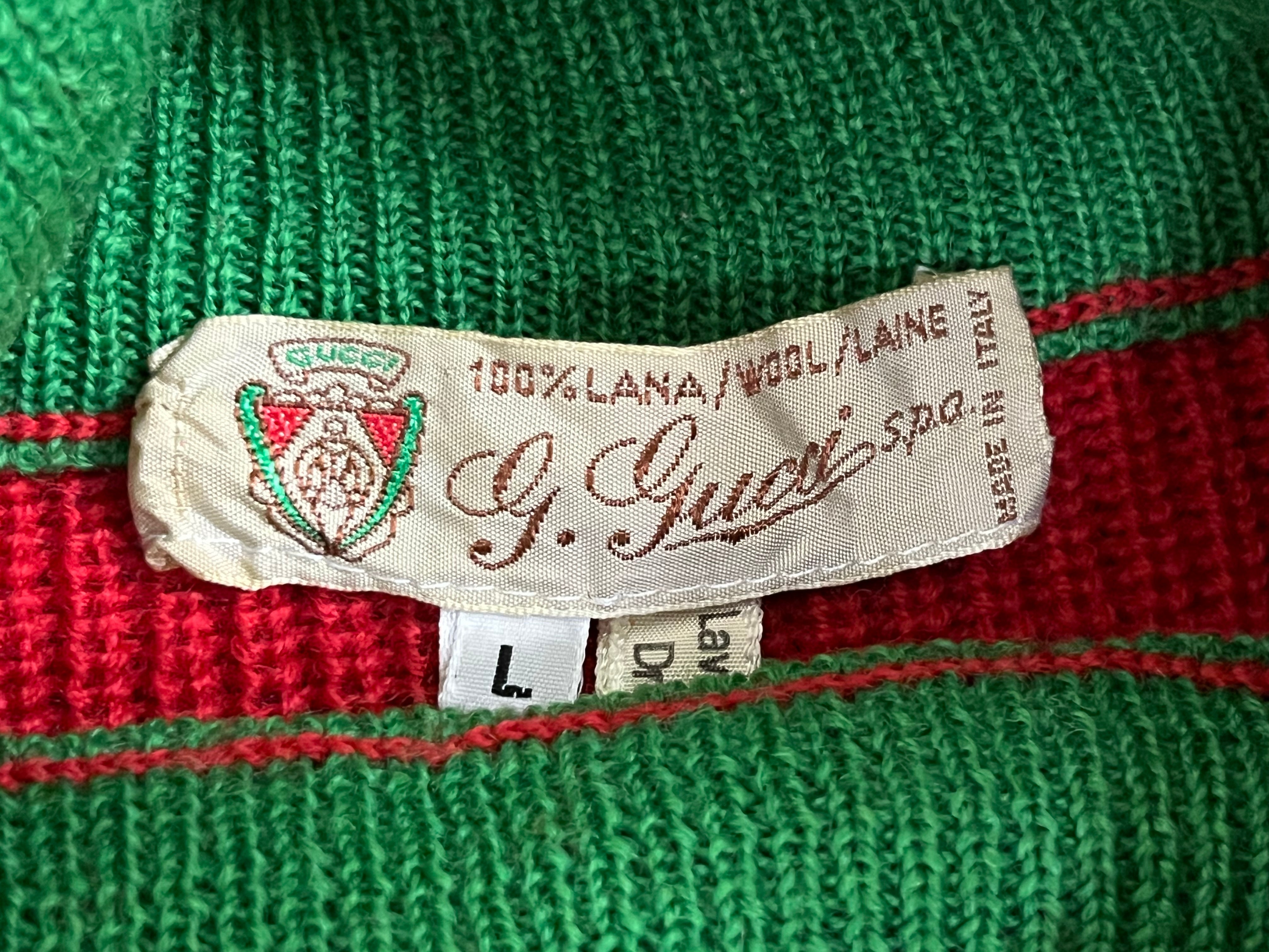 Vintage 1980's Gucci Wool Sweater – Afterlife Boutique