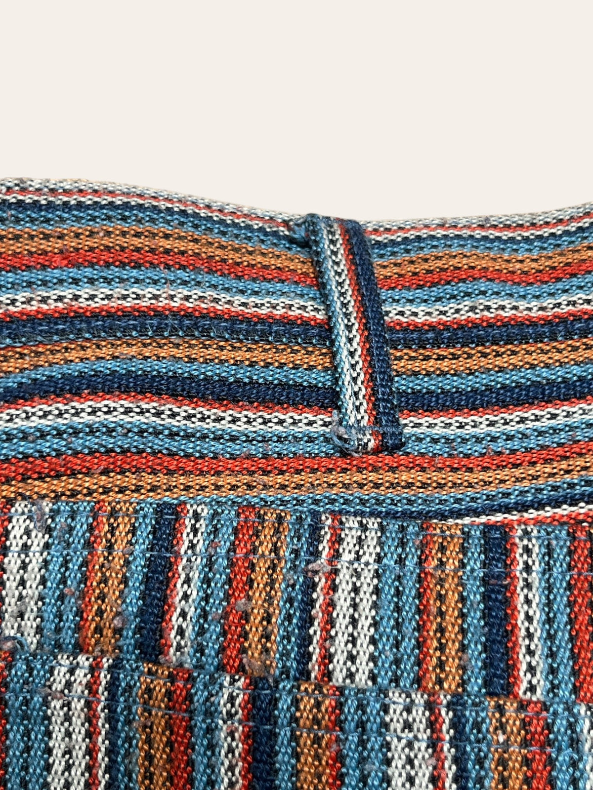 Vintage 1970’s Levi’s Big E Woven Striped Pants | Rare Pattern Size W31