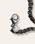 Vintage Tiffany & Co. Sterling Silver Venetian Box Chain Necklace | Classic Round Tag | 17” Chunky Silver