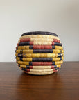 Vintage 1960s Hopi Coiled Pictorial Bowl Handmade Basket | Hopi Native American Basket