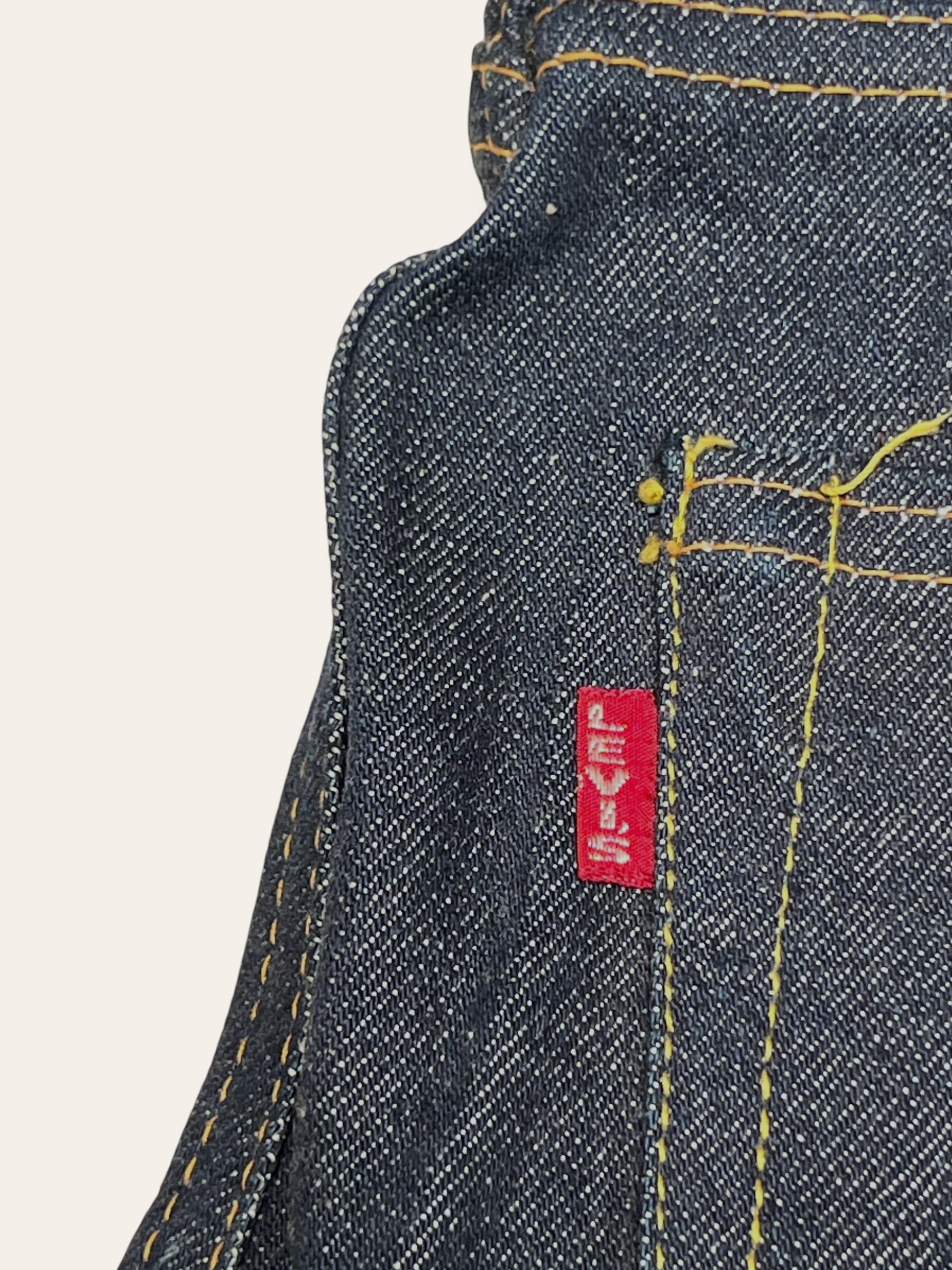 Vintage 1950’s Levi’s Deadstock 701 Denim Jeans | Hidden Rivets Selvedge Denim | Big E Levis