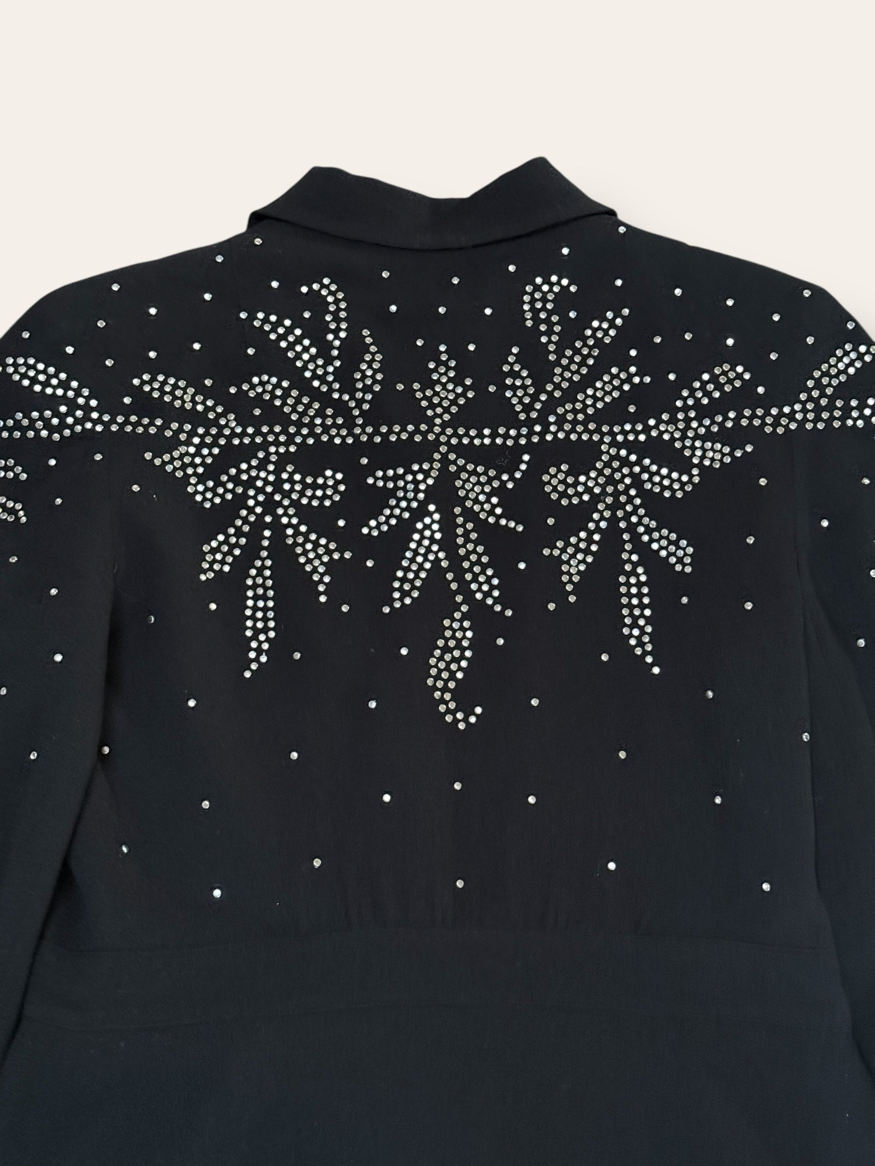 Vintage 1940’s Studded Art Deco Belted Jacket