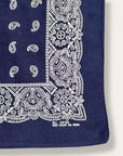 Vintage 1950’s Indigo Paisley Fast Color Bandana