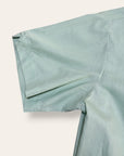 Vintage 1960’s Chain Stitch Bowling Shirt | Two Tone Green Shirt
