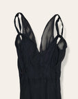 Vintage 1930’s Sheer Black Slip Dress