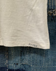 Vintage 1940’s Bamboo Tag Cotton T-Shirt | Heritage Blank Antique White Undershirt