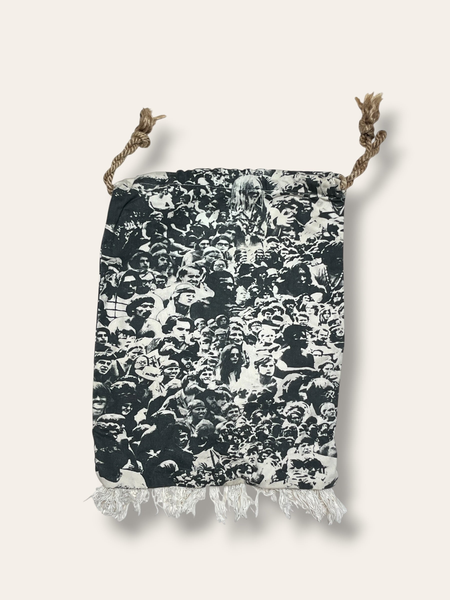 Vintage 1970’s Woodstock Photo Print Tote Bag