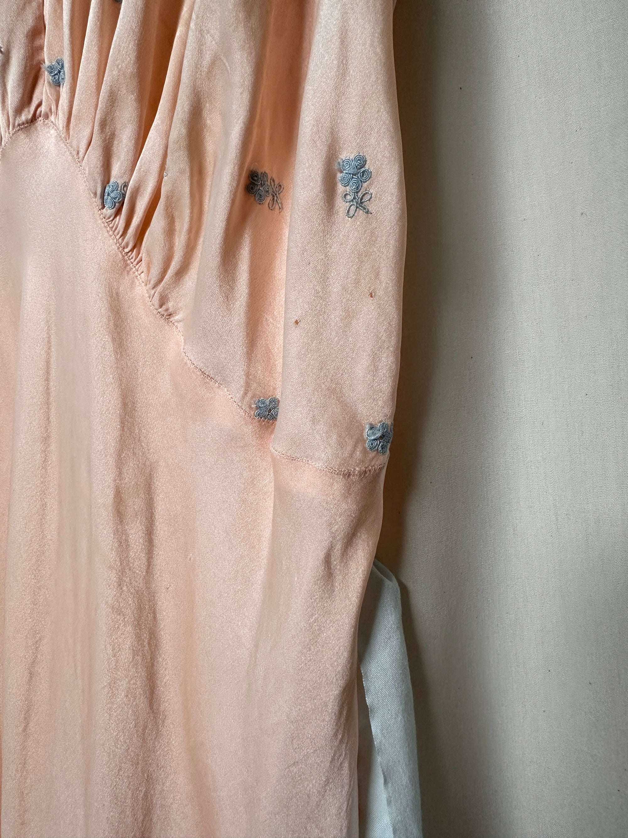 Vintage 1930’s Barbizon Silk Rayon Slip Dress