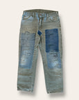 Vintage 1990’s Sage Green Dickies Repaired Pants W:36