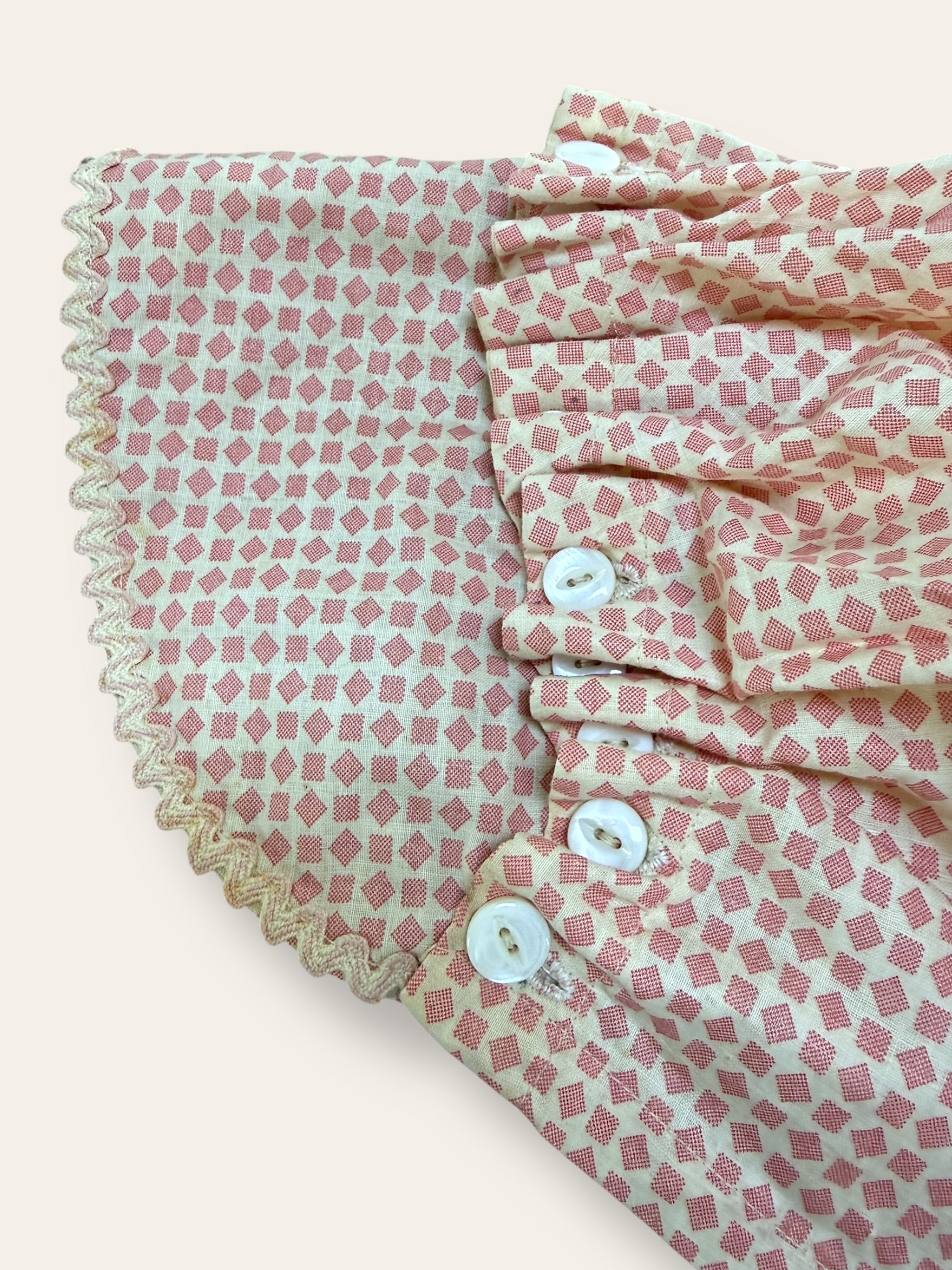 Antique 1800s Cotton Sun Bonnet | Victorian Prairie Hat