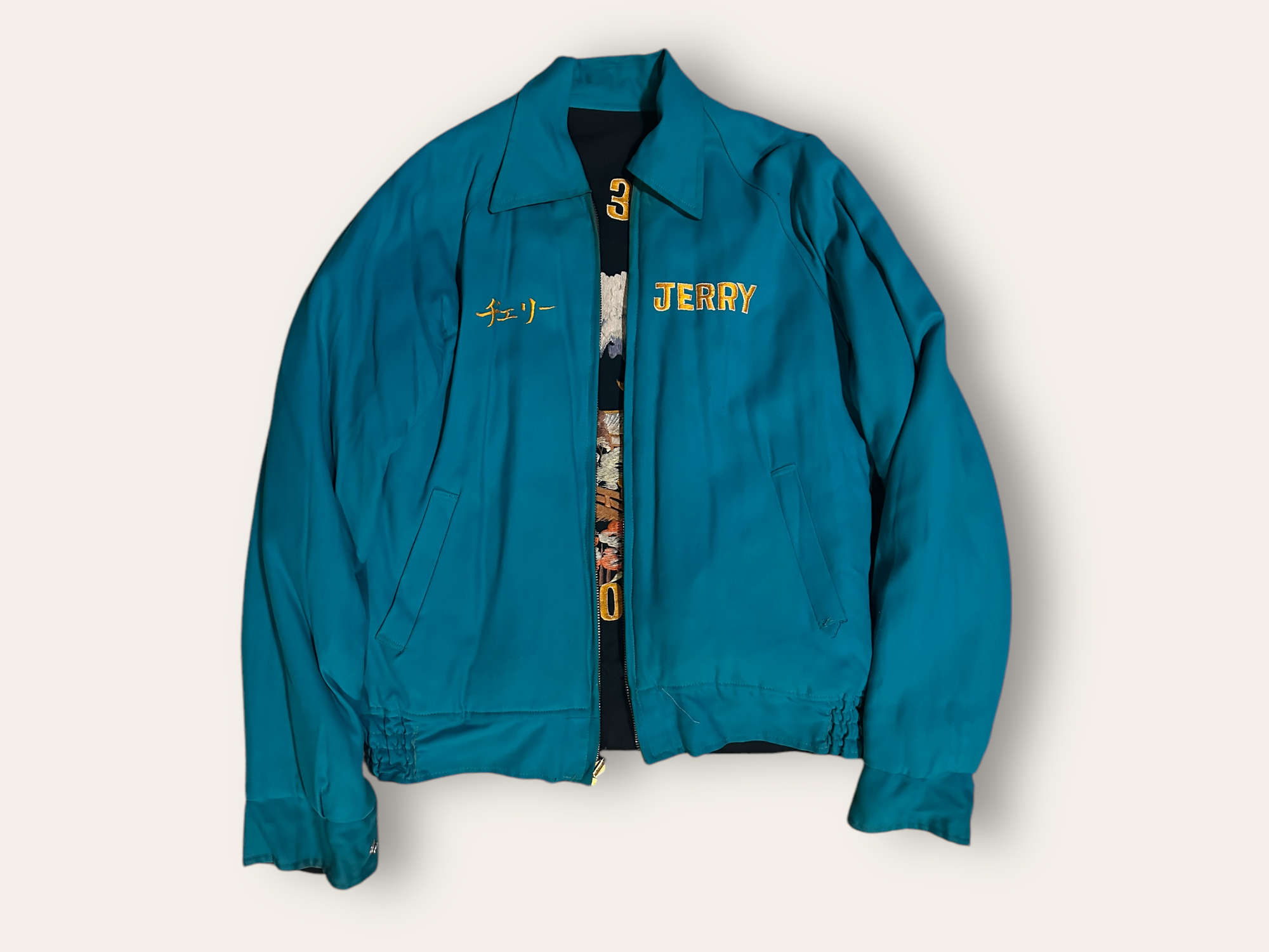 ジャケット・アウター 90s Mr.bogey japanese souvenir jacket Vintage 1950's “Jerry” 37th AAA Yokohama, Japan Souvenir