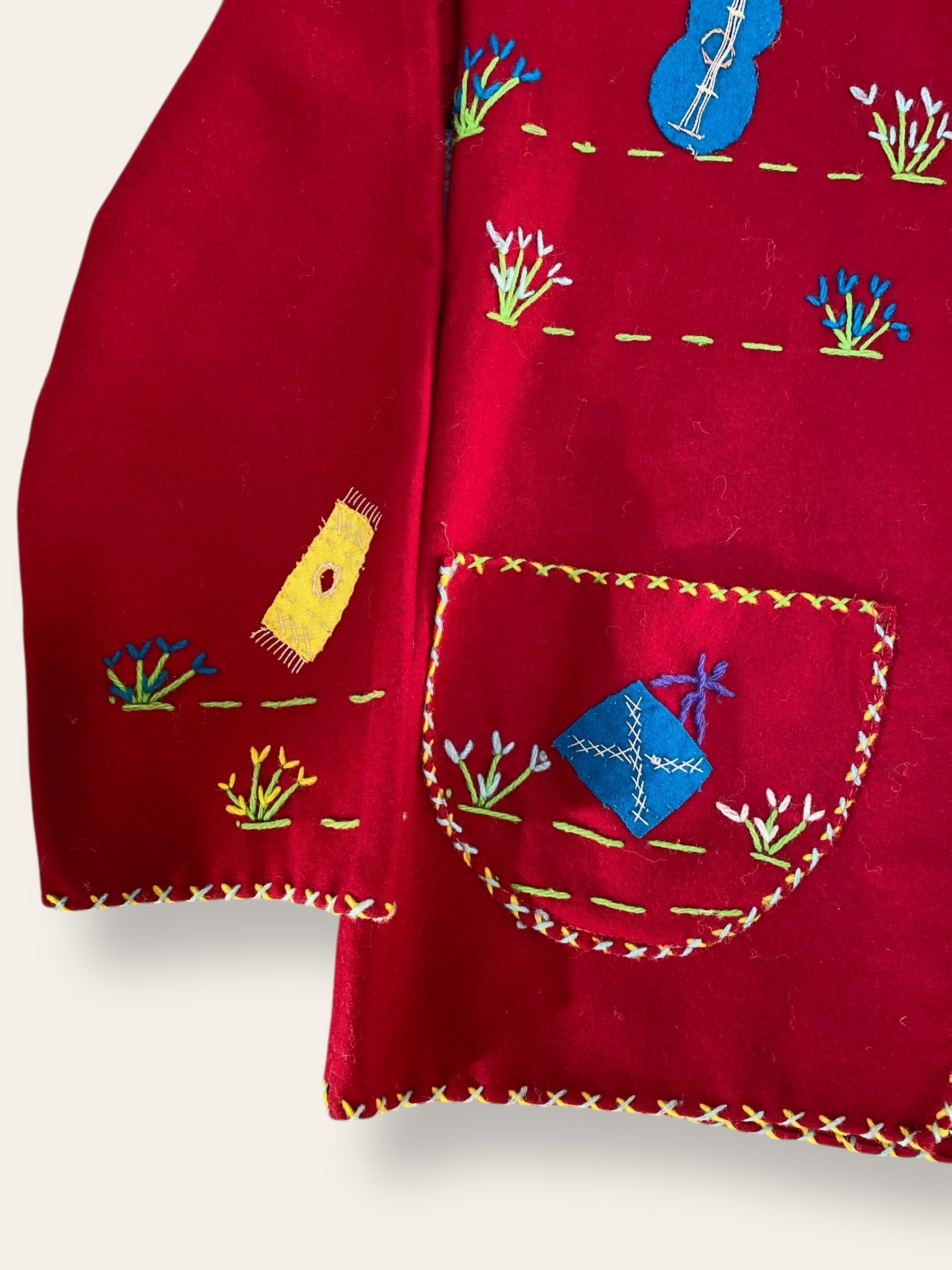 Vintage 1940’s By Mikes MGF Mexican Souvenir Jacket