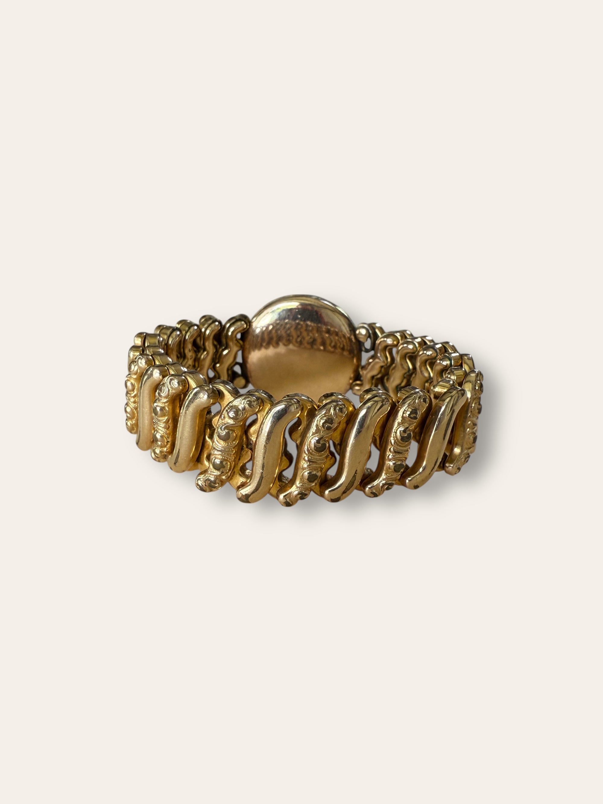 Vintage 1940’s Sweetheart Gold Filled Expansion Bracelet