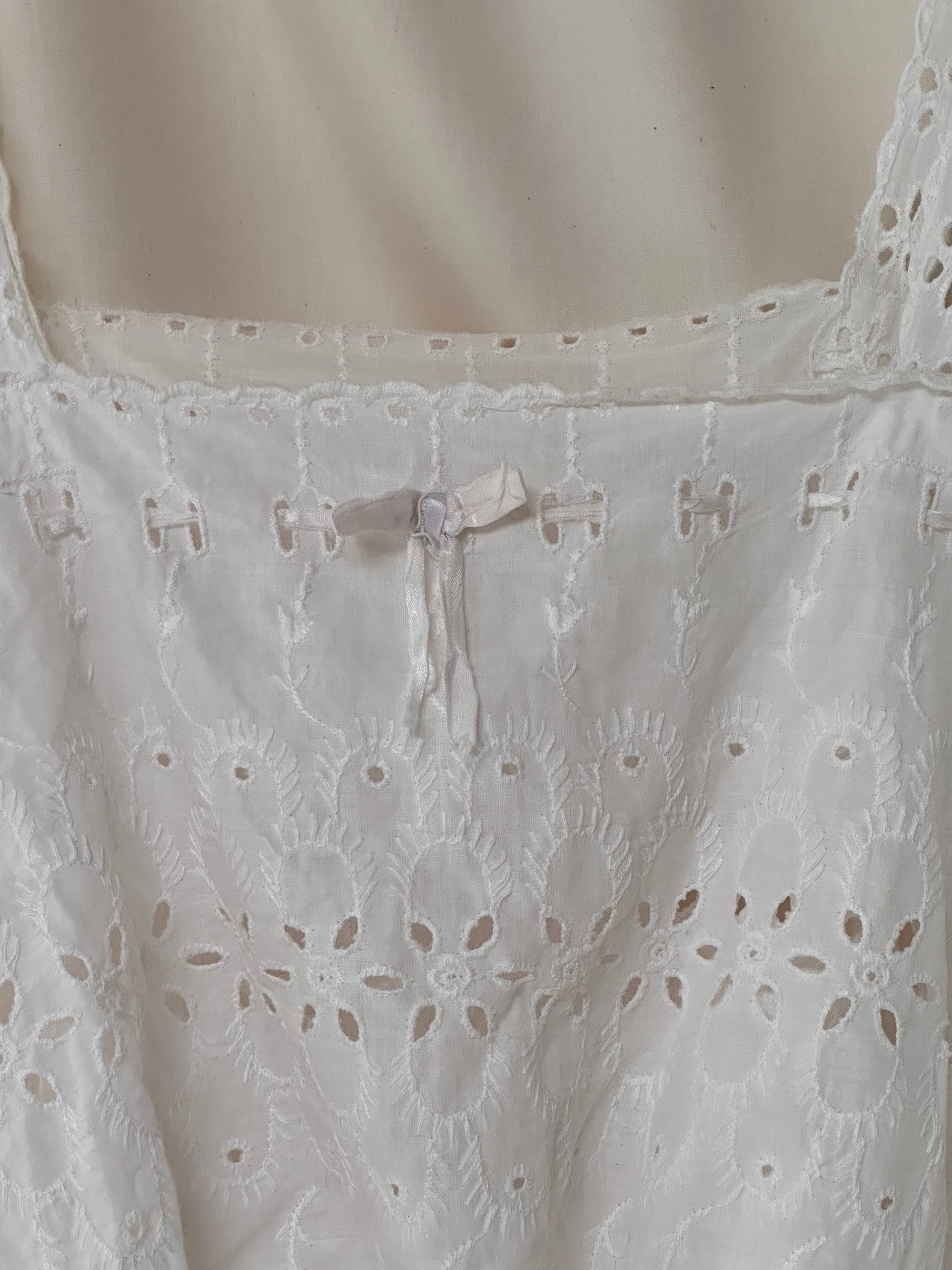 Vintage 1940’s Stylon Eyelet Chamise Tank