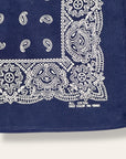 Vintage 1950’s Indigo Paisley Fast Color Bandana