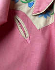 Vintage 1940’s Embroidered Cotton Western Shirt