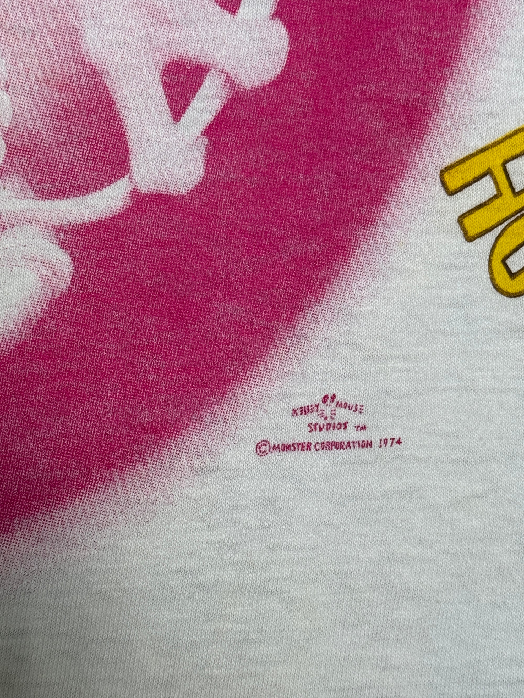 Deadstock Vintage 1974 Kelley Mouse Studio Test Print T-Shirt | City Lights Bookstore | Hookers Convention Graphic | Rare 1970s Psychedelic Art T-Shirt