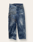 Vintage 1950’s Money Bak Denim Repaired Jeans W:34