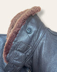 Vintage 1960s Vietnam War US Navy G-1 Goatskin Bomber Jacket | Star Sportswear | 1969 Leather Jacket Sz 38