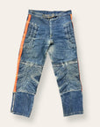 Vintage 1960’s - 70’s Denim Motorcycle Pants W:33