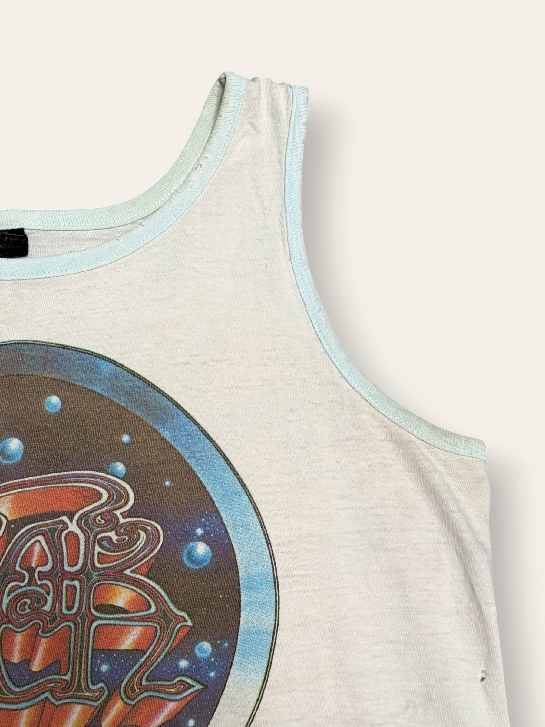 Vintage 1973 Monster Company Rare FUCK Kelley Mouse Studios Tank Top | 1970s Grateful Dead Tank
