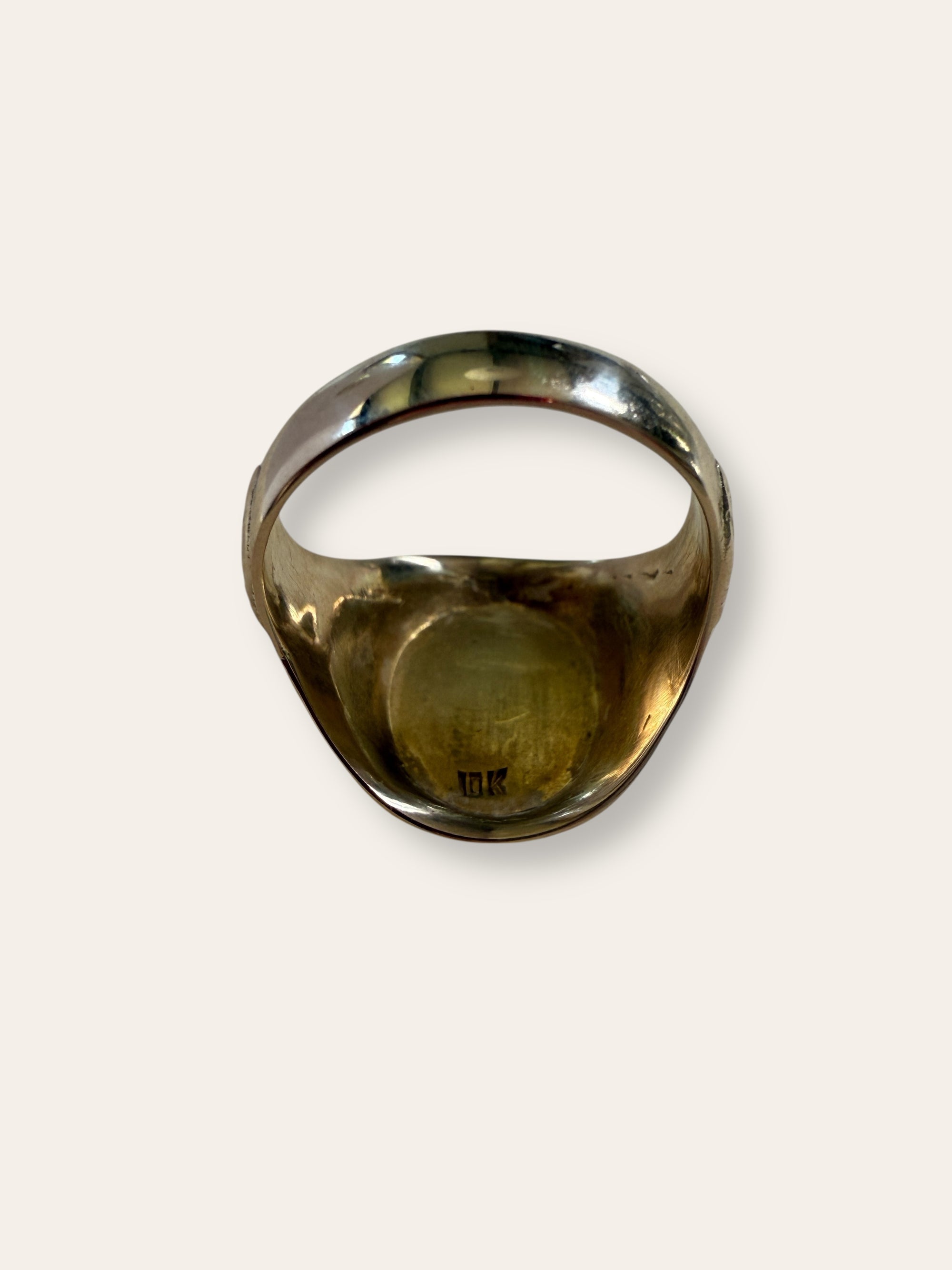 Vintage United Sates Navy 10k Gold Ring Size 9