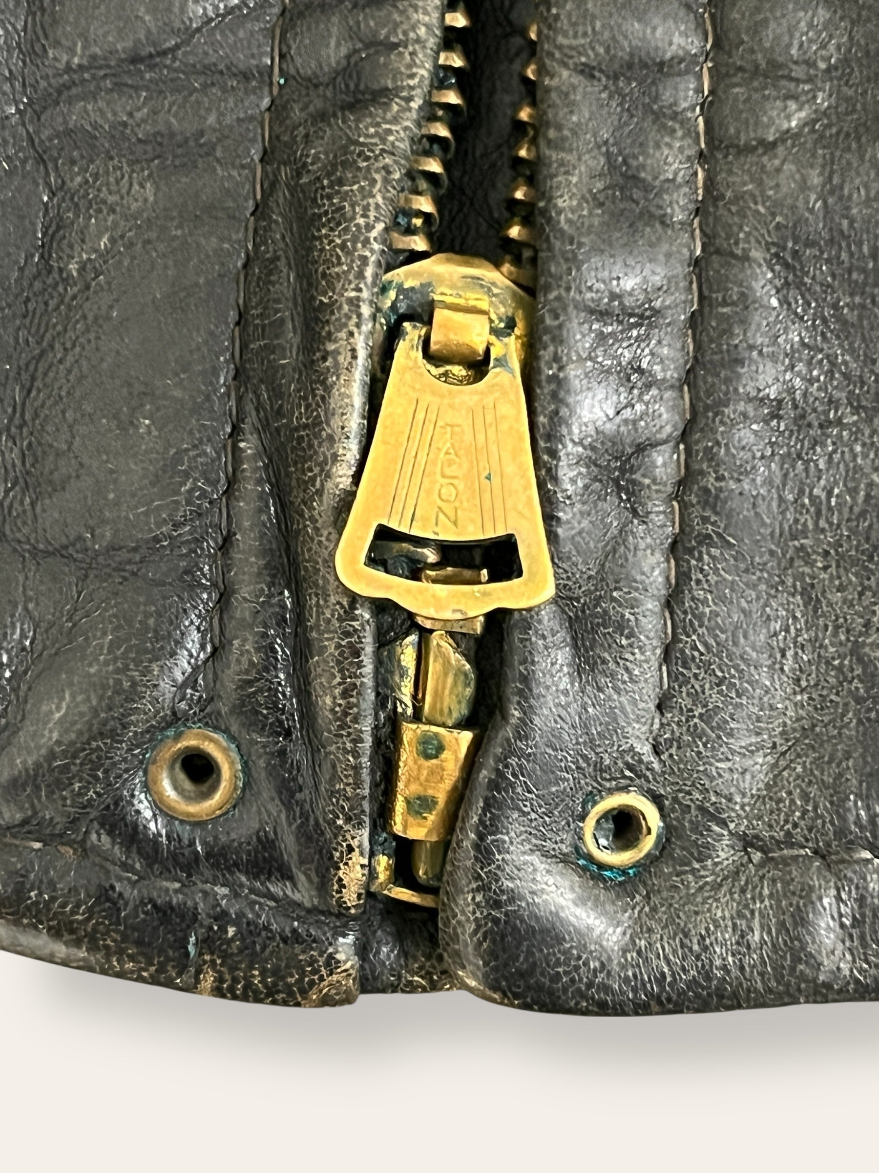 Vintage 1930’s Simmons Bilt D Pocket Horsehide Leather Jacket Sz 40