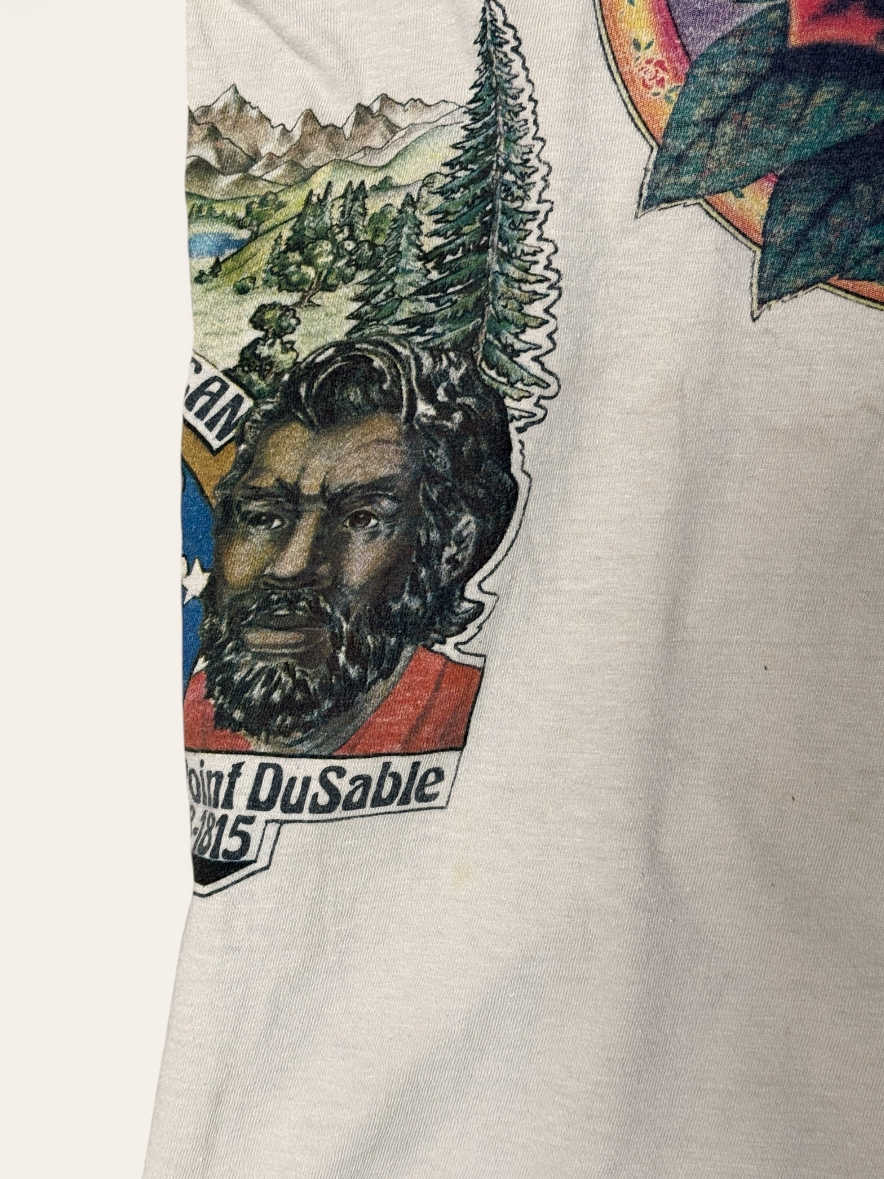 Vintage 1975 Kelley Mouse Studio Test Print T-Shirt | San Francisco, Tiger Rose Graphic Tee | Rare 1970s Psychedelic Art T-Shirt