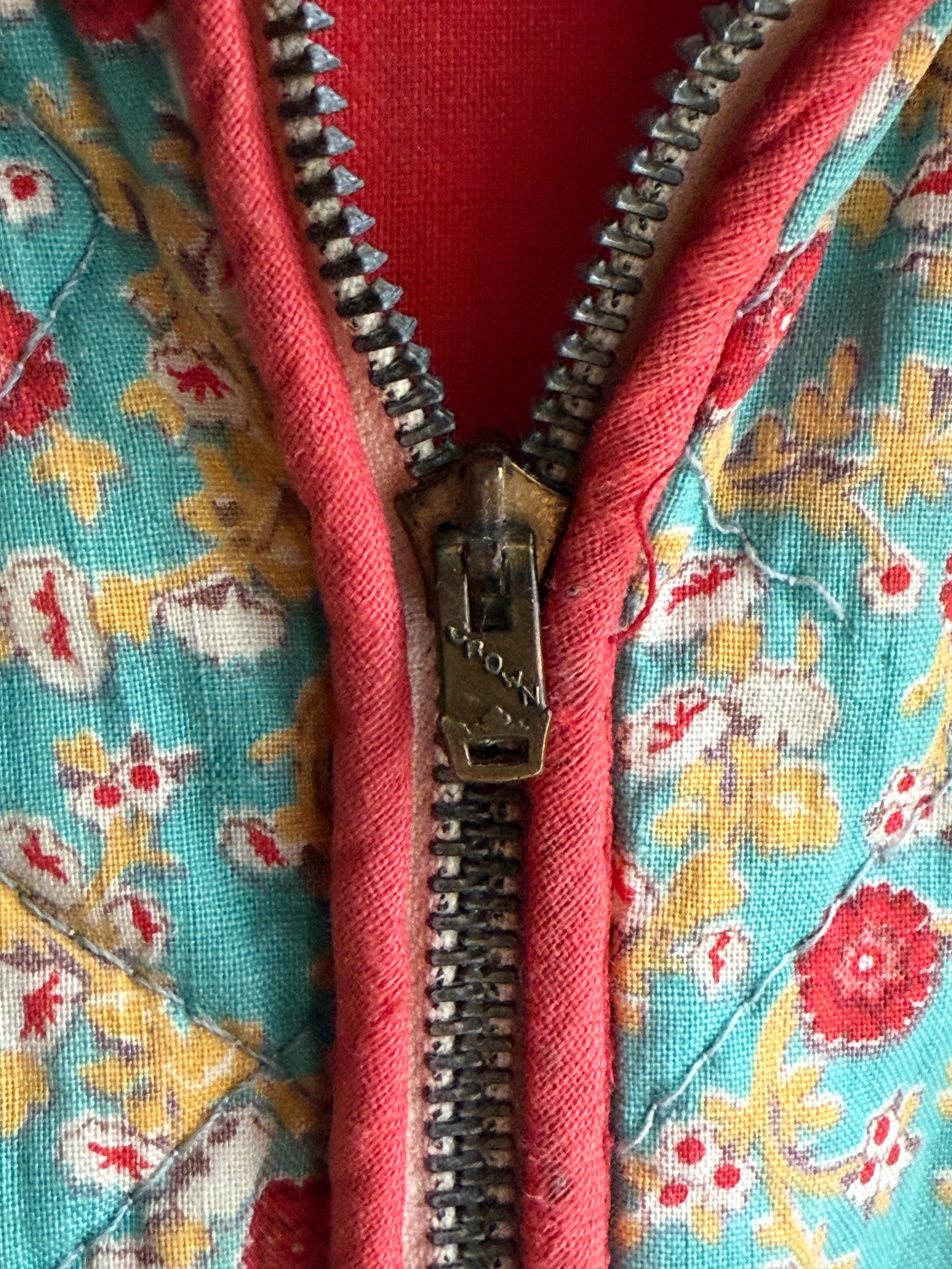 Vintage 1930s Quilted House Dress