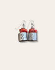 Vintage Santo Domingo Nestoria Coriz Coral Earrings