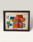 Vintage 1950s Bassett Mid-Century Modern Abstract Painting | Vintage MCM Painting