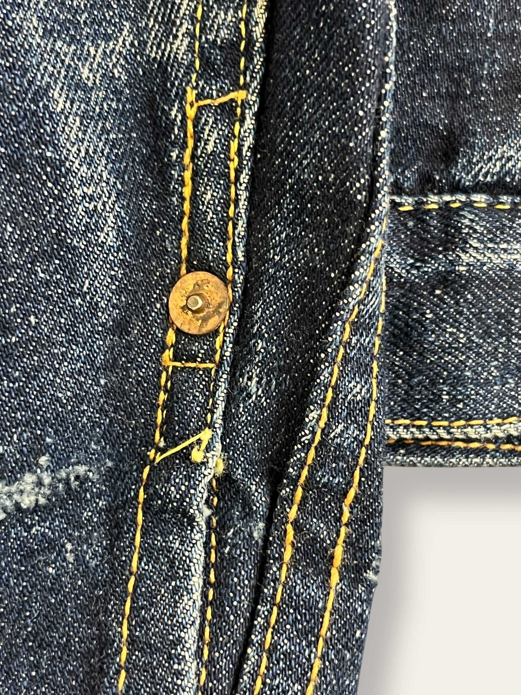 Vintage 1940's Levi's WWII S506xx Type 1 Denim Jacket Size 36