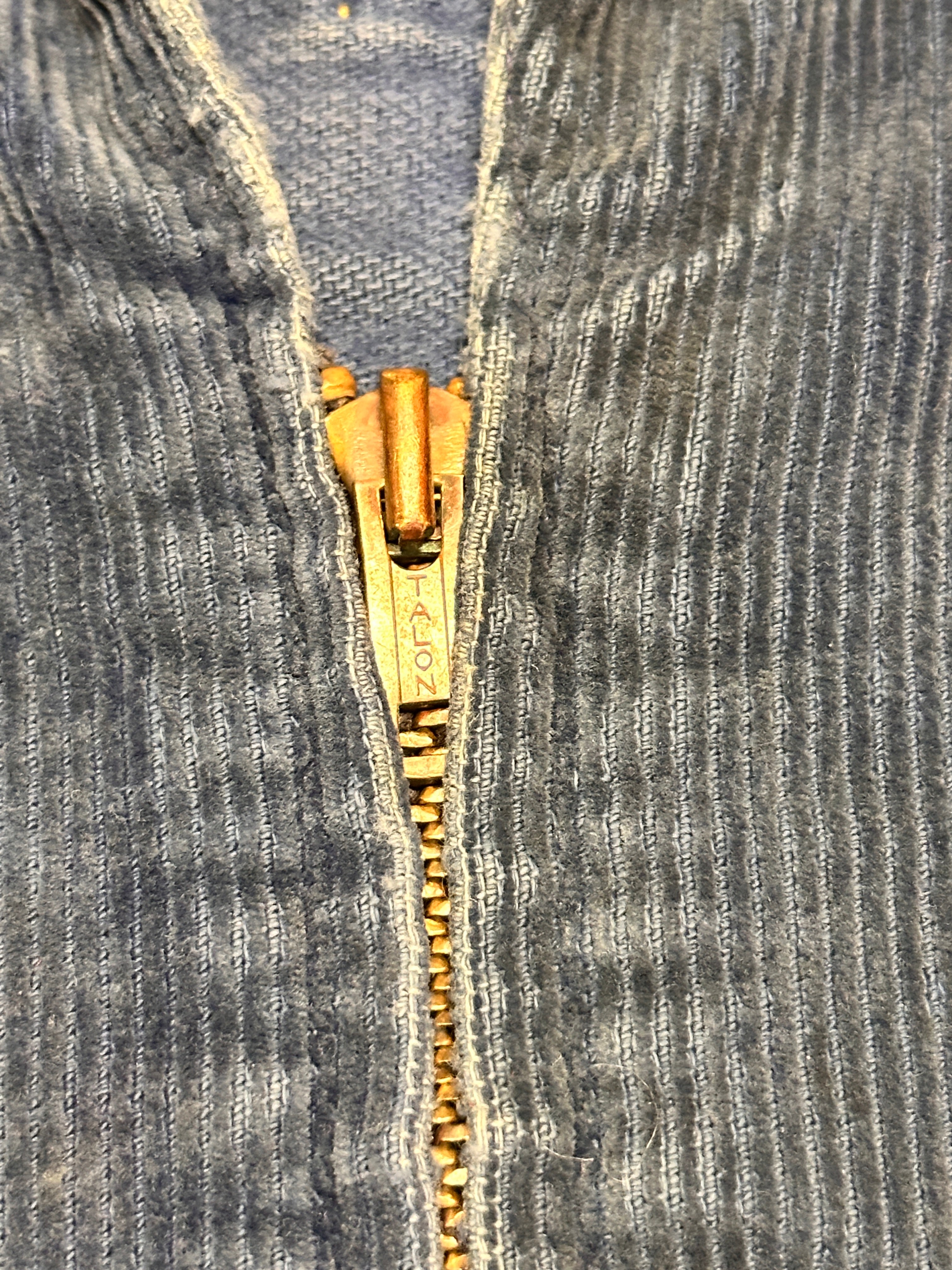 70‘s corduroy jacket FFA vintage TALON 50'S FFA Jacket Talon Zip Length53cm Vintage | eBay