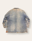 Vintage 1960’s LEE Thrashed Denim Chore Jacket