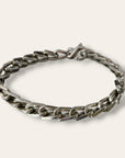 925 Sterling Silver Chunky Artisan Handmade Chain Link Bracelet