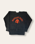 Vintage 1960’s Flock Print Sergeant Bluff School Sweatshirt