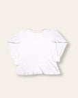 Vintage 1970s Airbrush Thermal Shirt| Handmade Folk Art Top