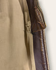 Vintage 1940-50s Windward Horsehide Leather Jacket | Montgomery Ward Brown Belted Back Jacket