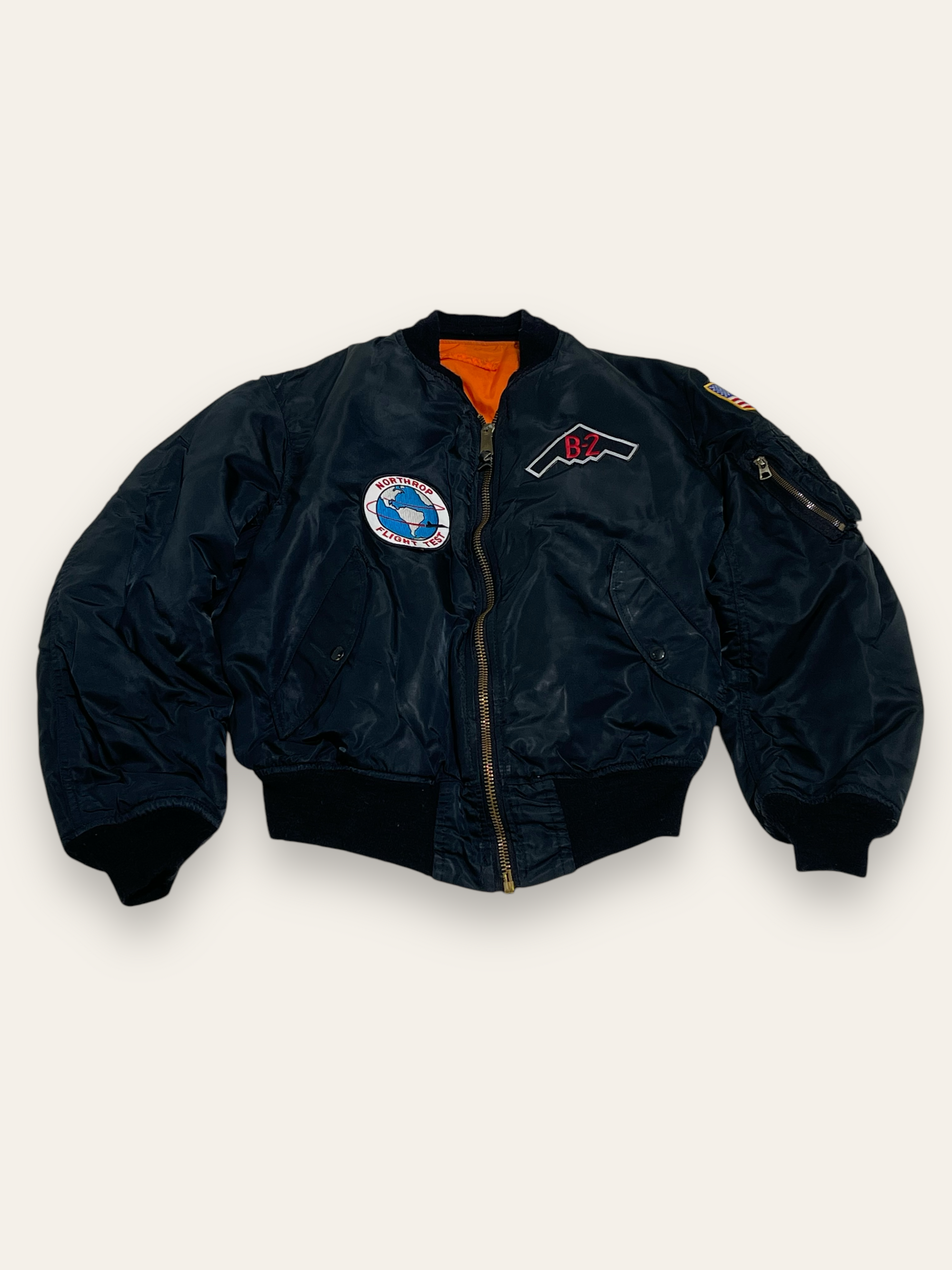 Vintage 1990's Alpha Industries MA-1 Test Pilot Jacket Vintage 1990's Alpha Industries MA-1 Test Pilot Jacket