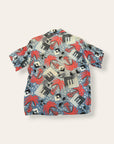 Vintage 1950s Kuonakakai Hawaiian Shirt | Vintage Rayon Aloha Shirt Tropical Print